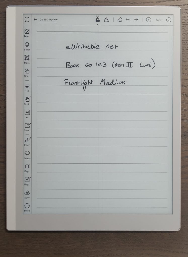 Boox Go 10.3 Gen II Lumi Frontlight (medium)